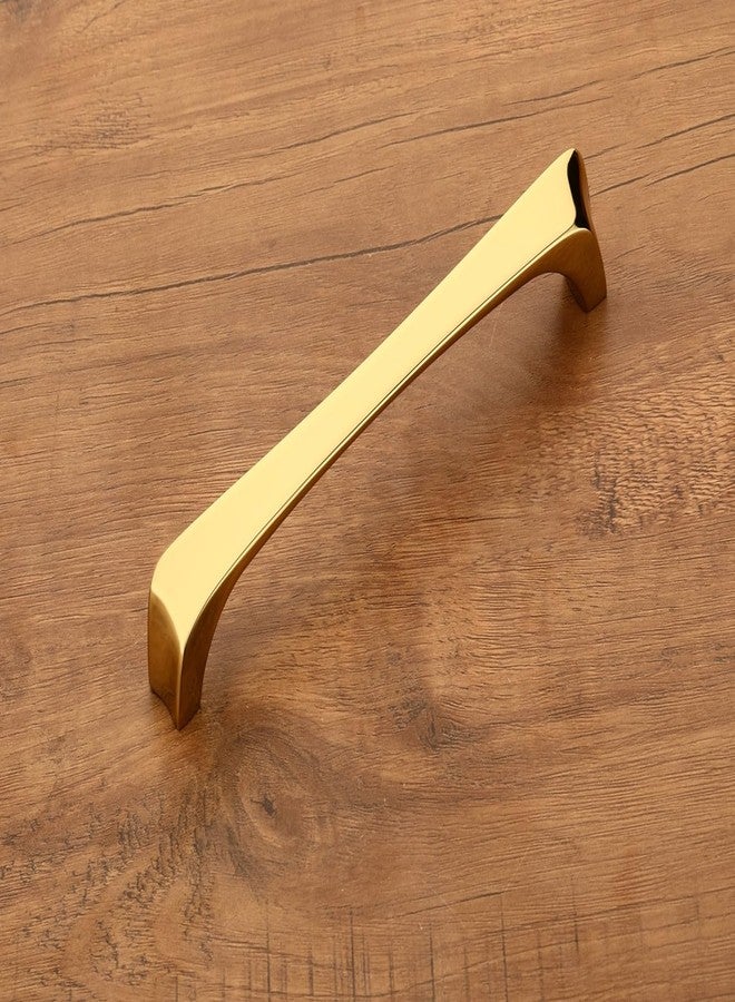 HARMONUS ,Fancy Zinc Kitchen Cabinet Handle/Pull Handle/Door Handle/Drawer Handle, Gold Finish, Zinc Alloy, 288 MM (12 Inch), 5 PCS HCGOLDR-195-5-288MM - Image 1